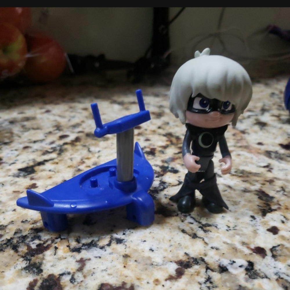 PJ Masks luna action figure and hoverboard.